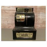 Vintage Uncle Samï¿½s register coin bank