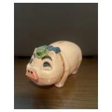 Vintage plastic piggy bank
