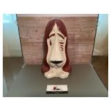 Vintage Bassett hound coin bank