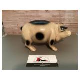 Vintage cast-iron piggy bank