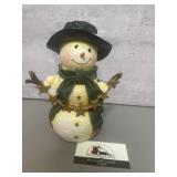 Primitive snowman bank