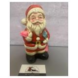 Vintage two sided Santa Claus bank