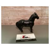 Cast-iron horse coin bank