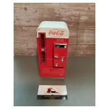 Vintage Coca-Cola collectible diecast coin bank
