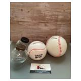 Vintage baseball banks