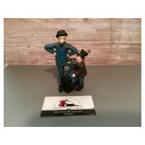 Cast-iron mutt and Jeff Coin bank
