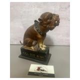Vintage Cast Iron Bull Dog Coin Mechanical Bank