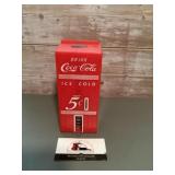 Vintage 1980s Coca-Cola toy vending machine coin