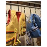 Two infant life jackets