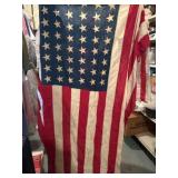 Several cloth Flags
