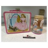 Metal Junior Miss lunchbox with thermos- no lid