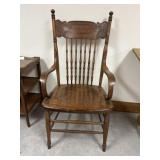 Captains Chair from Dexter Masonic Lodge