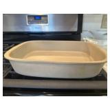 Pampered Chef stoneware baking dish