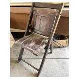 Childrenï¿½s wood folding chair