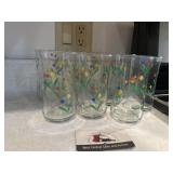 MCM tulip drinking glasses