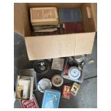 Books, misc trinkets