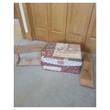 Floating wall shelves & box