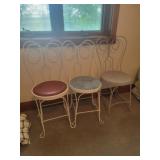 Vintage metal chairs