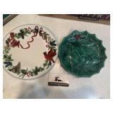 Christmas plates