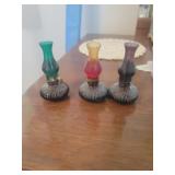 Miniature oil lamp perfume bottles
