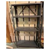 Metal shelves