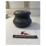 Vintage metal trinket box