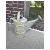 Galvanized watering can