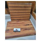 Heavy wooden cutting boards