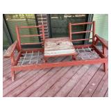 Wooden Patio Chairs with Table