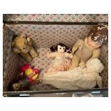 Vintage doll and toys