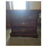 Wooden side dresser