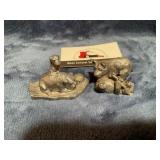 Pewter figurines