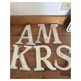 7 inch letters