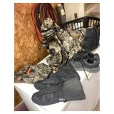Sensed waterproof, snowmobile, gloves, and