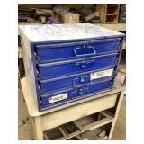 NAPA blue metal storing unit