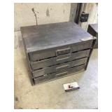 Metal storage drawers approximately 14 x 10 x