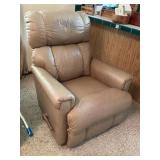 Leather like recliner, bring help to load w