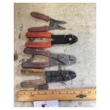 Wire strippers, and cutters