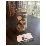 Jar of buttons