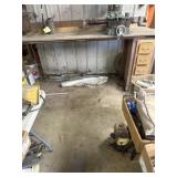 Metal and wood workbench bring help to load