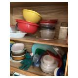 Contents of cupboard bring box