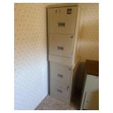 2 two drawer filing cabinet keys included