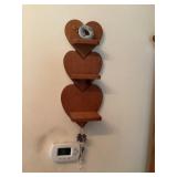 Heart shaped shelf approximately 20 inches tall