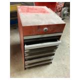 Side mount toolbox approximately 9 1/2 x 12 x 15