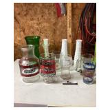 Pepsi-Cola, Coca-Cola collector, glasses and vases