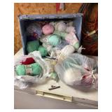 Tote of yarn