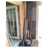 Entire corner boards, shovels miscellaneous