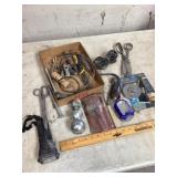 50 foot tape measure and miscellaneous 2 5/16