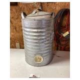 Galvanized heavy duty cooler 5 gallon