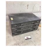 Metal storage drawers, probably 17 1/2 x 12 x 9